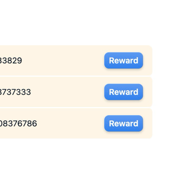 Reward participants effortlessly