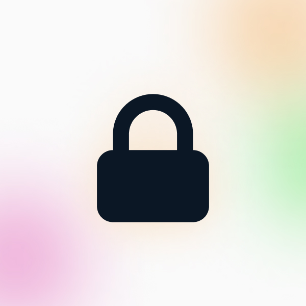 Your data is safe and secure