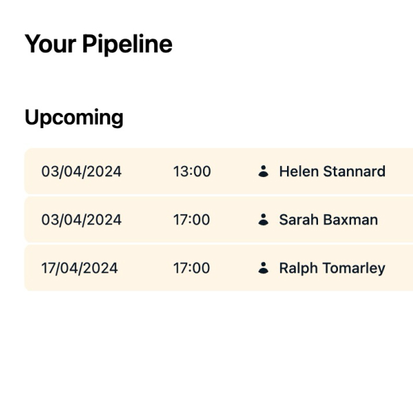 Manage your upcoming interviews